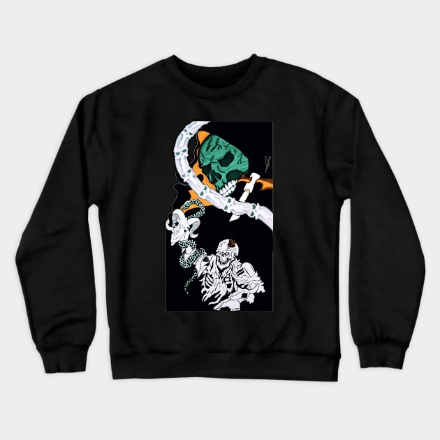 Skull artwork Crewneck Sweatshirt by Smriti_artwork